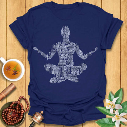 Yoga Word Cloud  T-Shirt