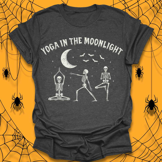 Yoga In The Moonlight Halloween T-Shirt