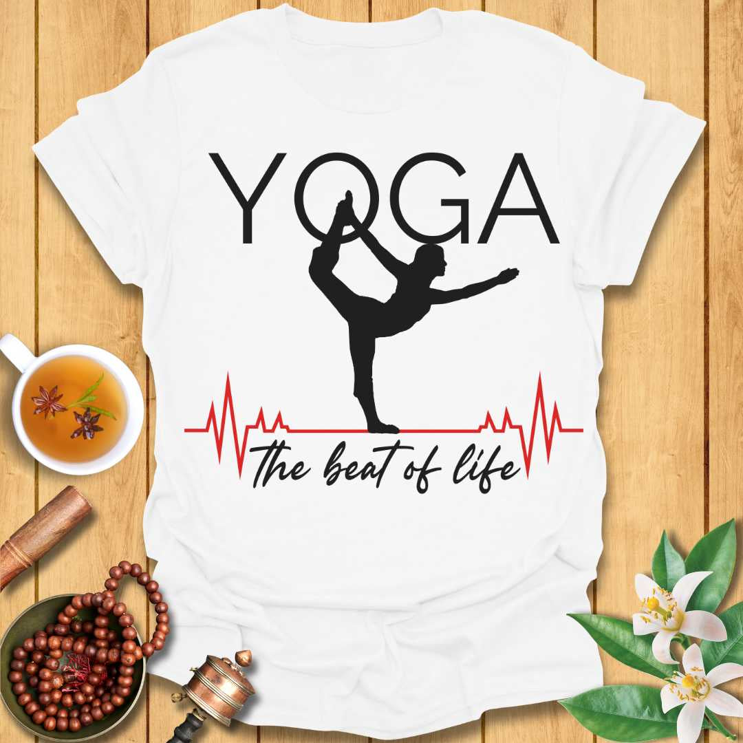 Yoga The Beat of Life T-Shirt