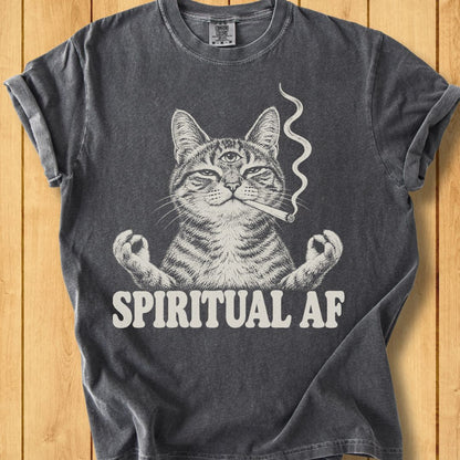 Zen Cat Unisex Dyed T-Shirt