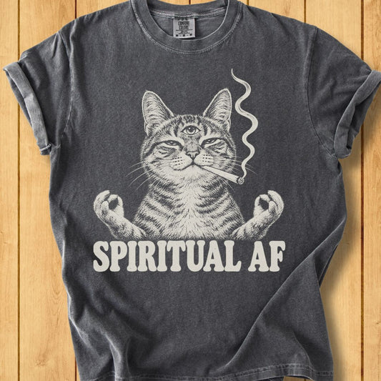 Zen Cat Unisex Dyed T-Shirt