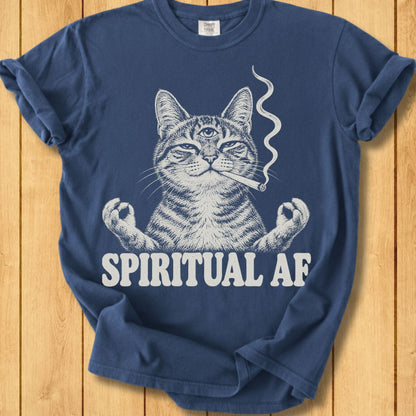 Zen Cat Unisex Dyed T-Shirt