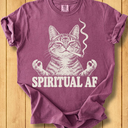 Zen Cat Unisex Dyed T-Shirt