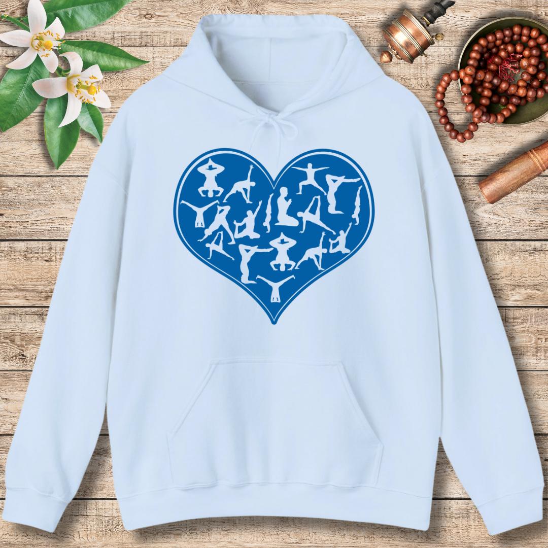 Heart of Yoga (Front Only) Hoodie