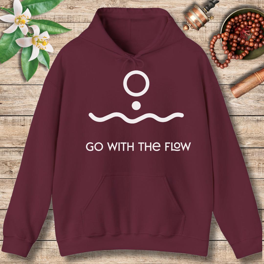 Go With The Flow (Front Only) Hoodie