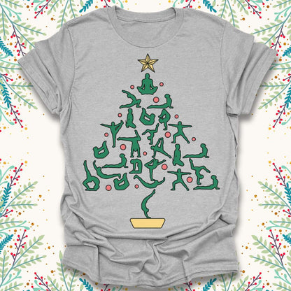 Yoga Christmas Tree T-Shirt