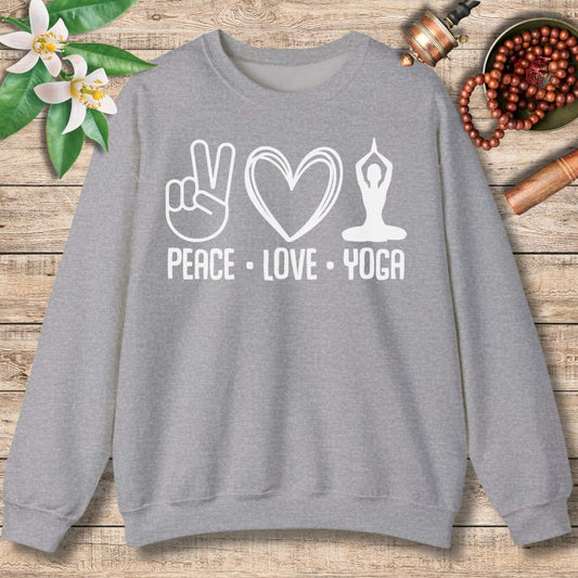 Spread Peace and Love with Yoga Sweatshirt