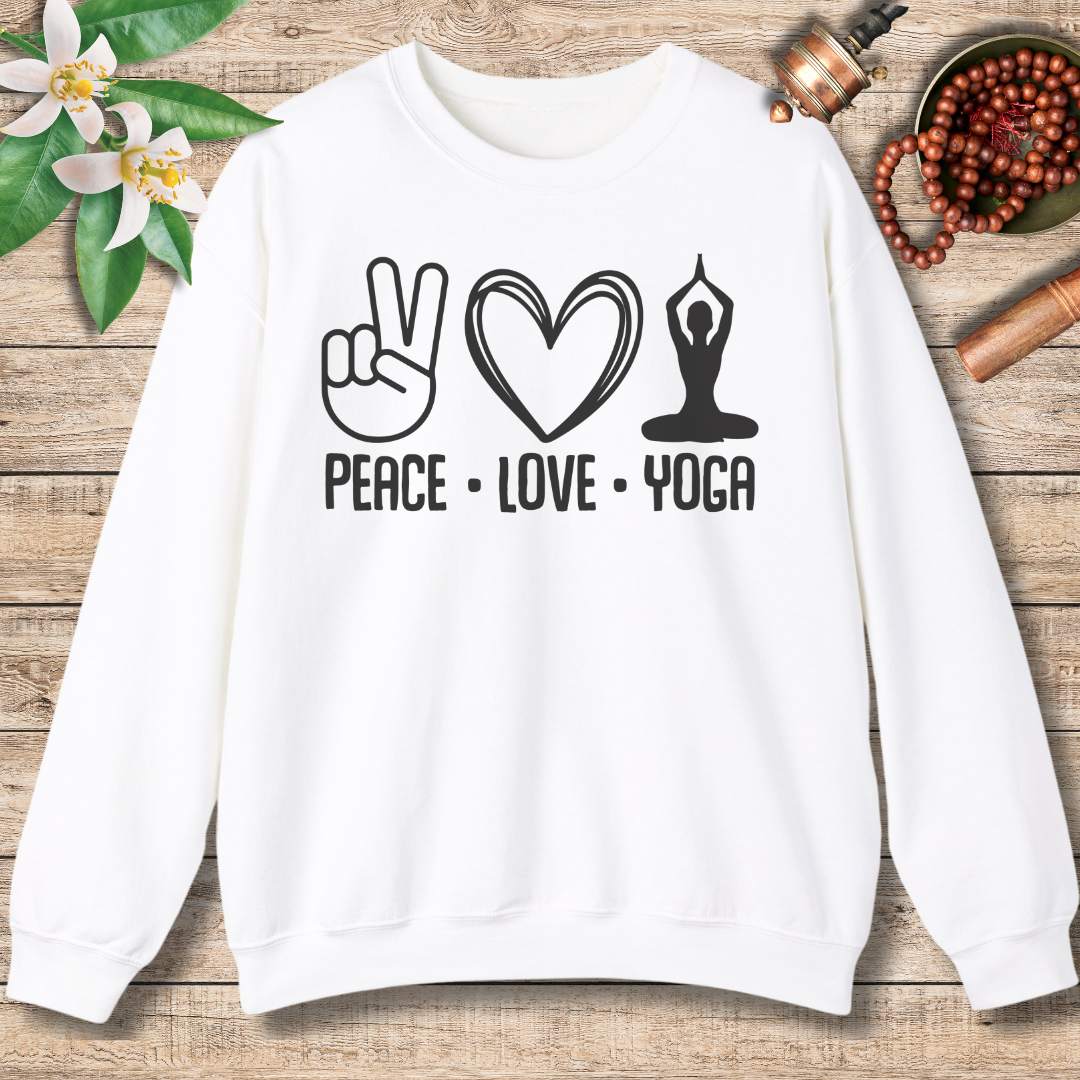 Spread Peace and Love with Yoga Sweatshirt