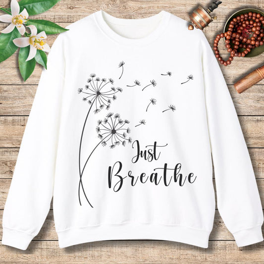 Calming Just Breathe Sweatshirt