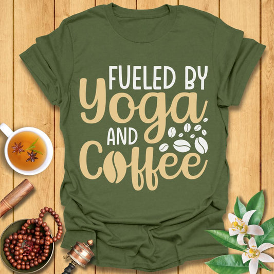 Fueled By Yoga And Coffee T-Shirt