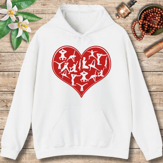 Heart of Yoga (Front Only) Hoodie