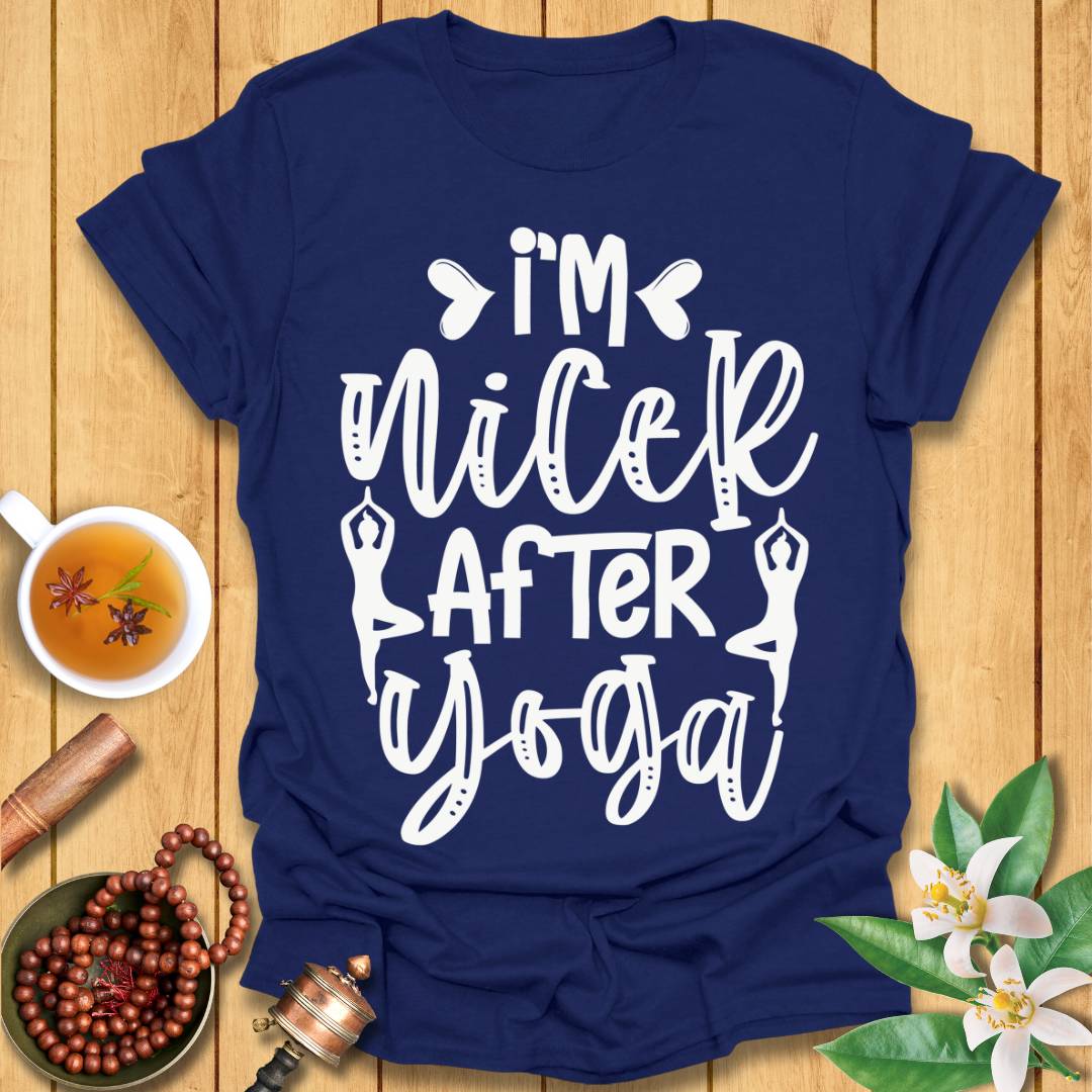 I'm Nicer After Yoga T-Shirt