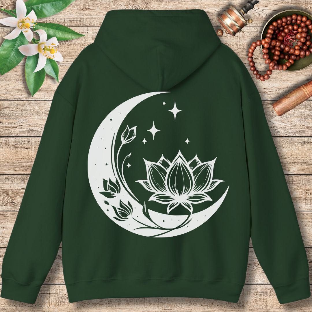 Lotus Moon  (Back Only) Hoodie