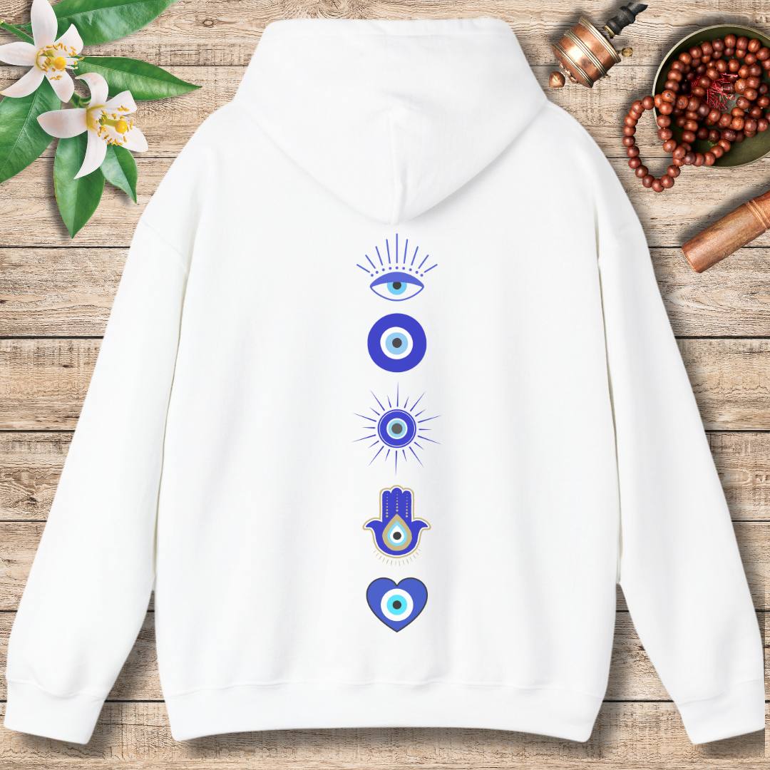 Blue Evil Eye (Back Only) Hoodie