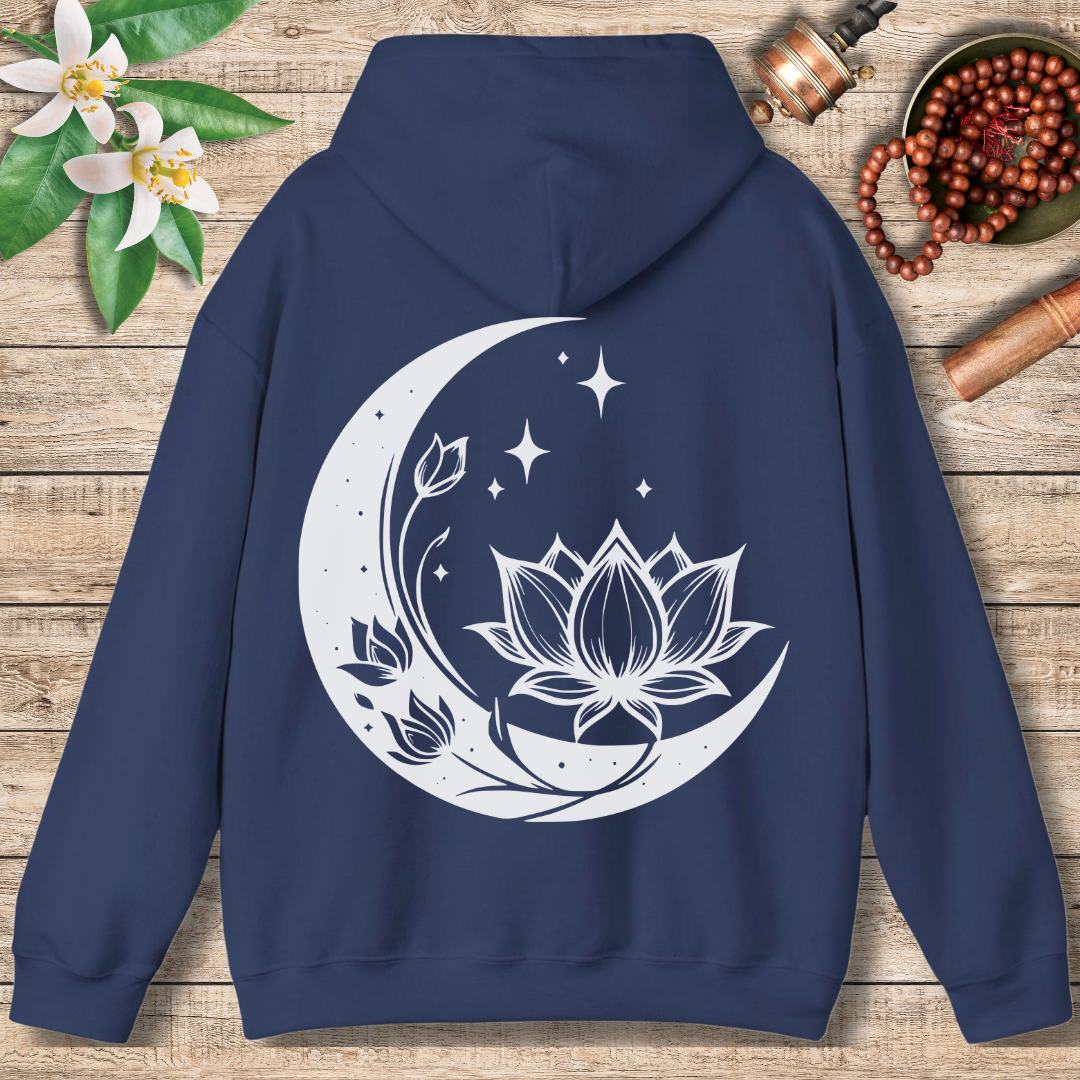 Lotus Moon  (Back Only) Hoodie