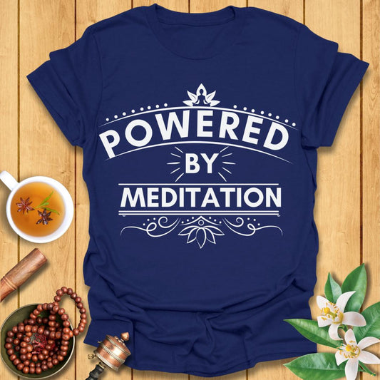 Powered by Meditation - T-Shirt