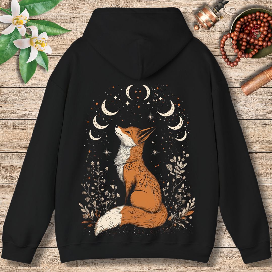 Lunar Fox (Back Only) Hoodie