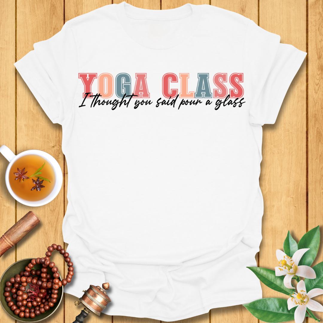 Funny Yoga Class  T-Shirt