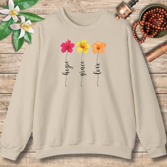 Hope, Grace, Love Sweatshirt