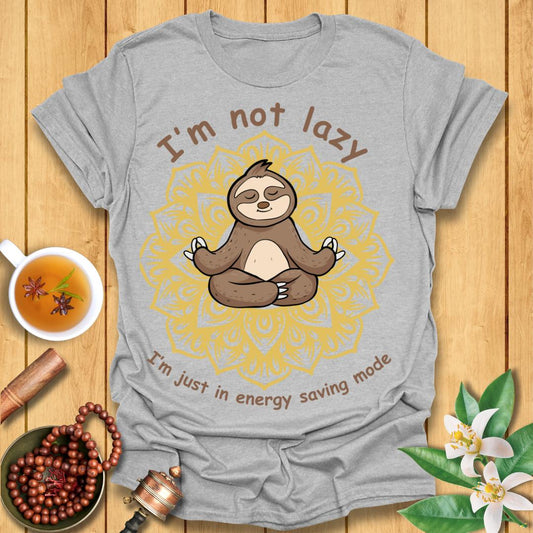 Relaxed Sloth Meditation T-Shirt