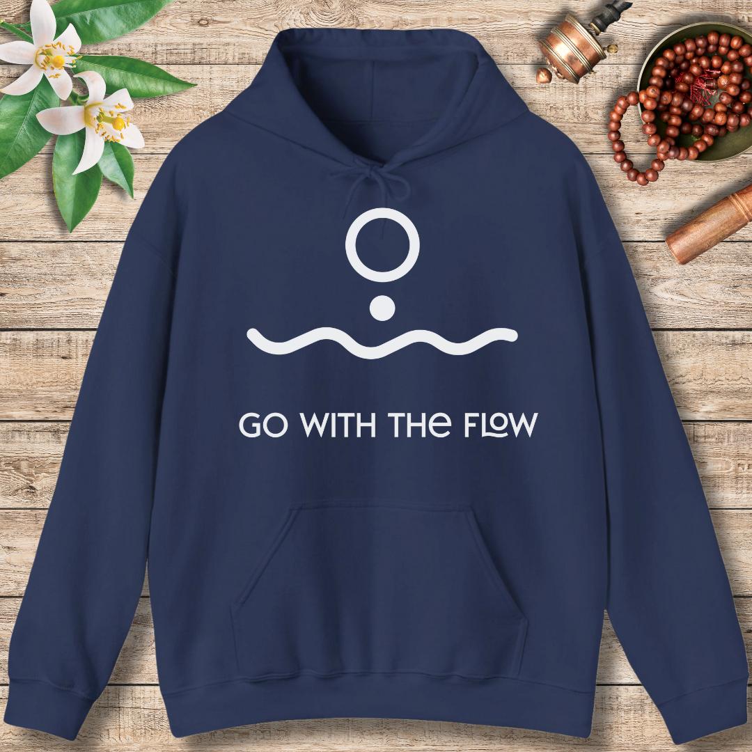 Go With The Flow (Front Only) Hoodie