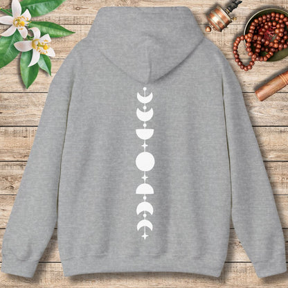 Lunar Phases (Back Only) Hoodie