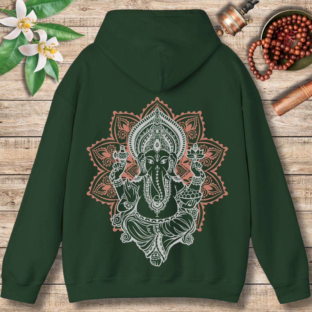 Ganesha Mandala (Back Only) Hoodie