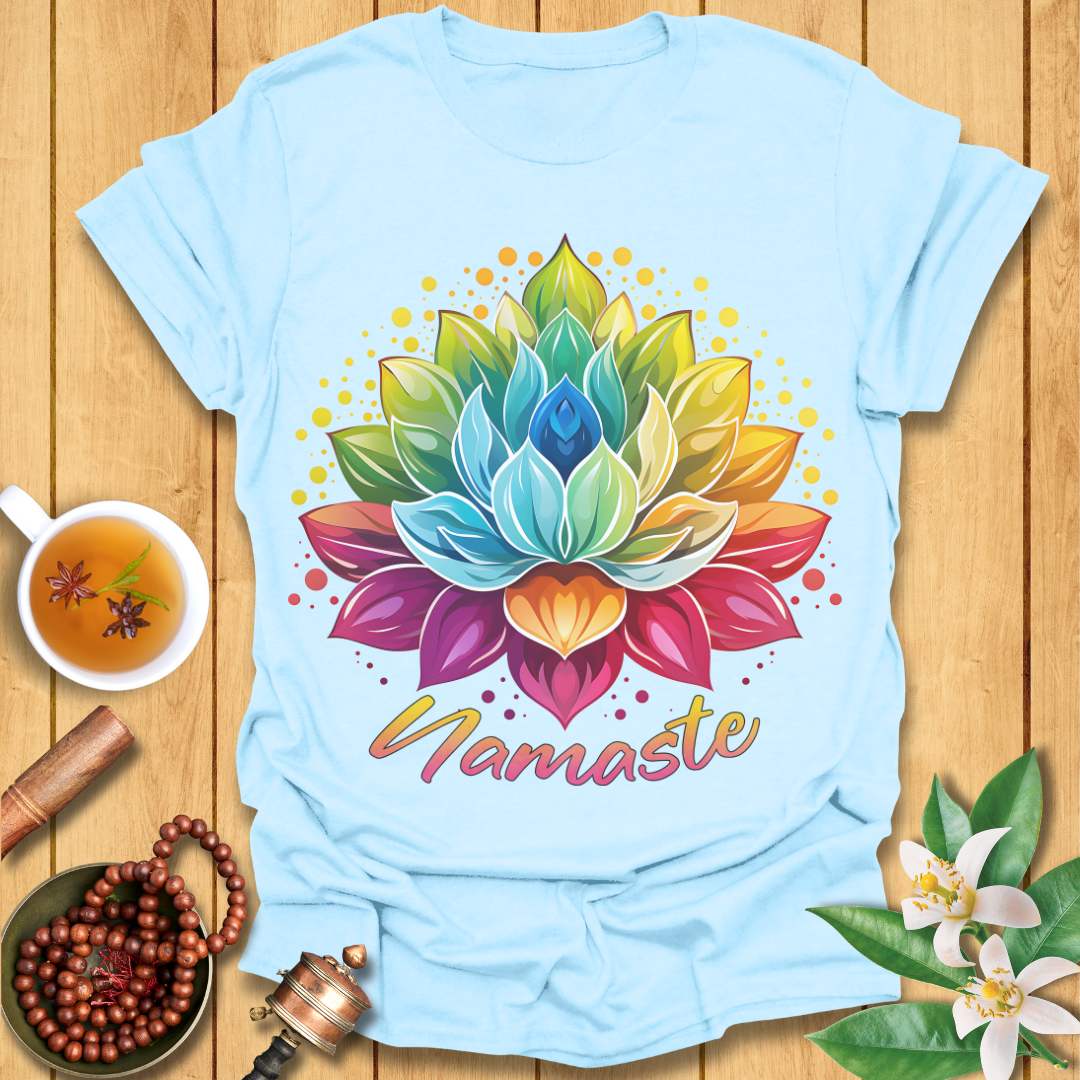 Namaste Lotus Blossom T-Shirt