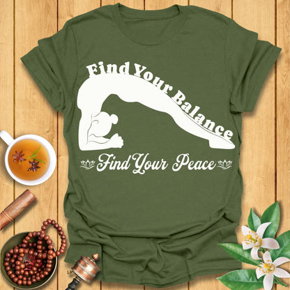 Find your balance, find your peace T-Shirt