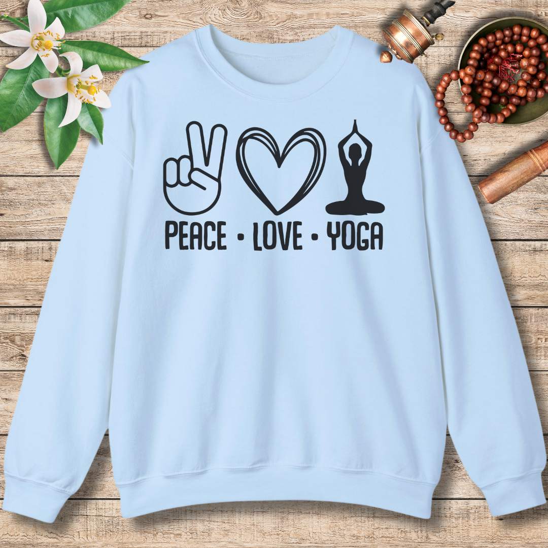 Spread Peace and Love with Yoga Sweatshirt