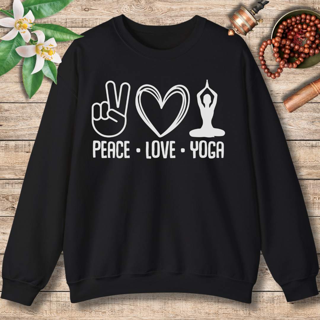 Spread Peace and Love with Yoga Sweatshirt