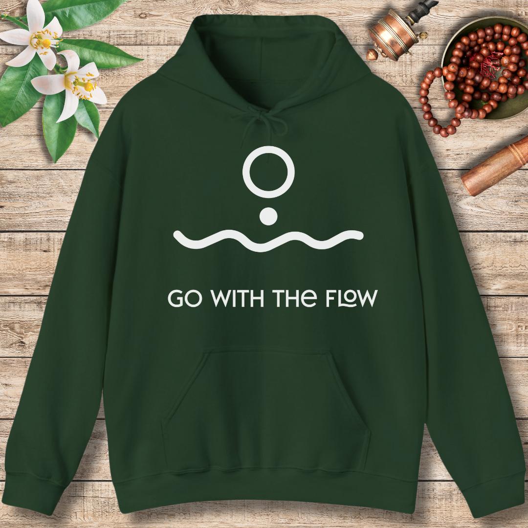 Go With The Flow (Front Only) Hoodie