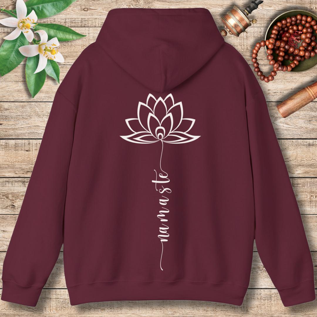 Serenity Namaste Lotus (Back Only) Hoodie