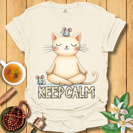 Cat Meditation T-Shirt