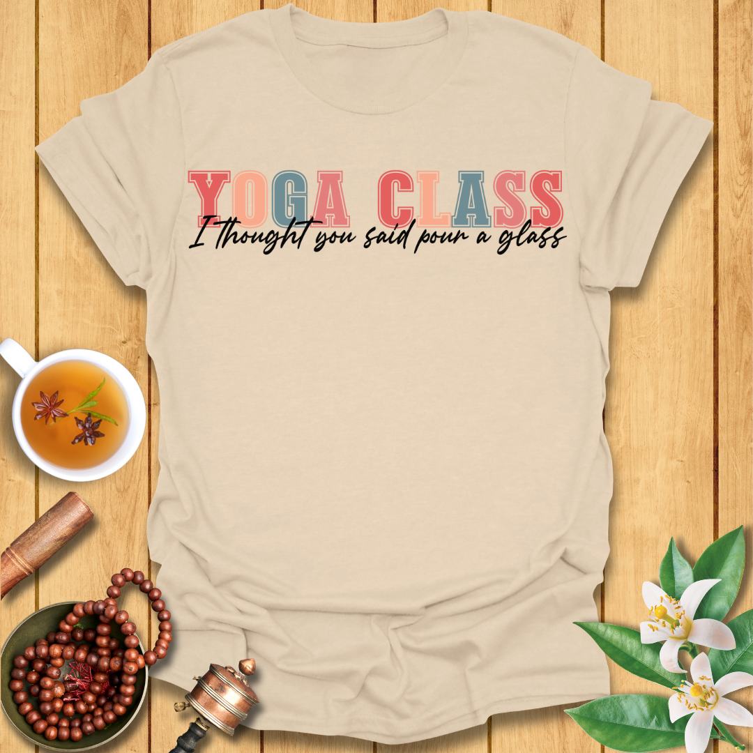 Funny Yoga Class  T-Shirt