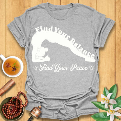 Find your balance, find your peace T-Shirt