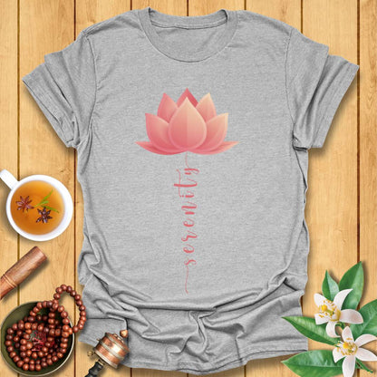Peach Lotus Serenity T-Shirt