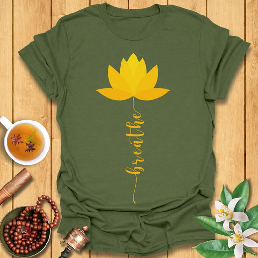 Golden Lotus Breathe T-Shirt