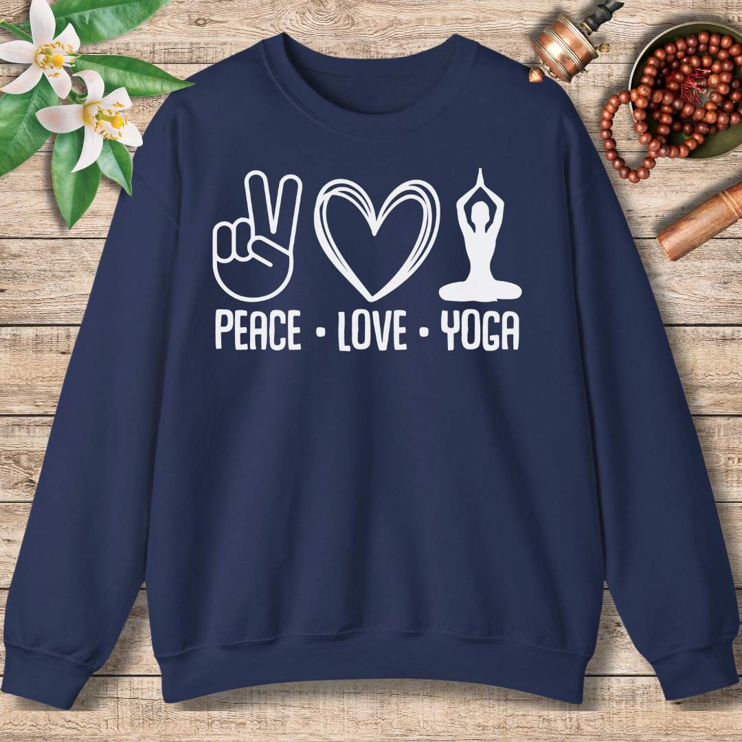 Spread Peace and Love with Yoga Sweatshirt