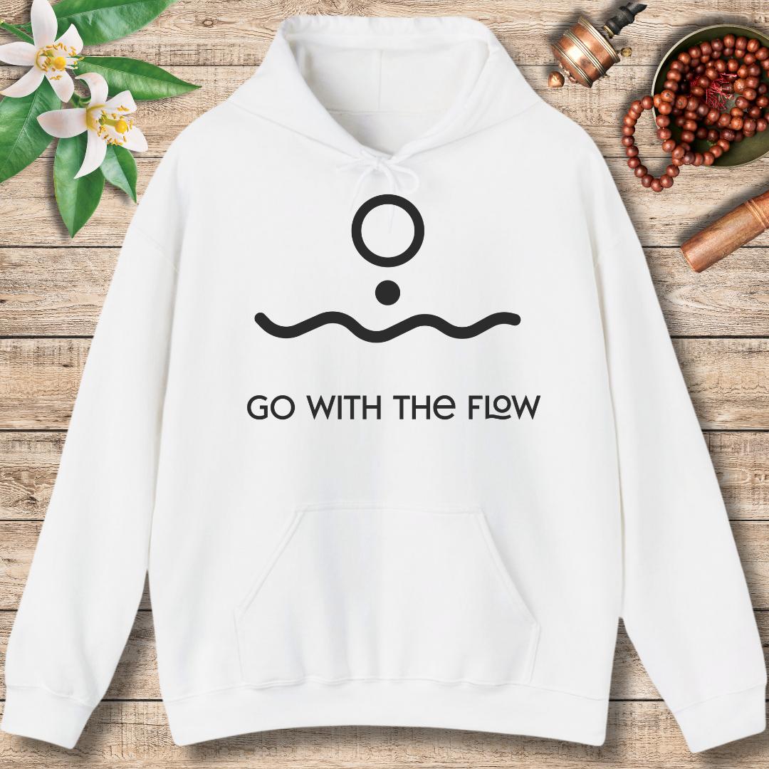 Go With The Flow (Front Only) Hoodie