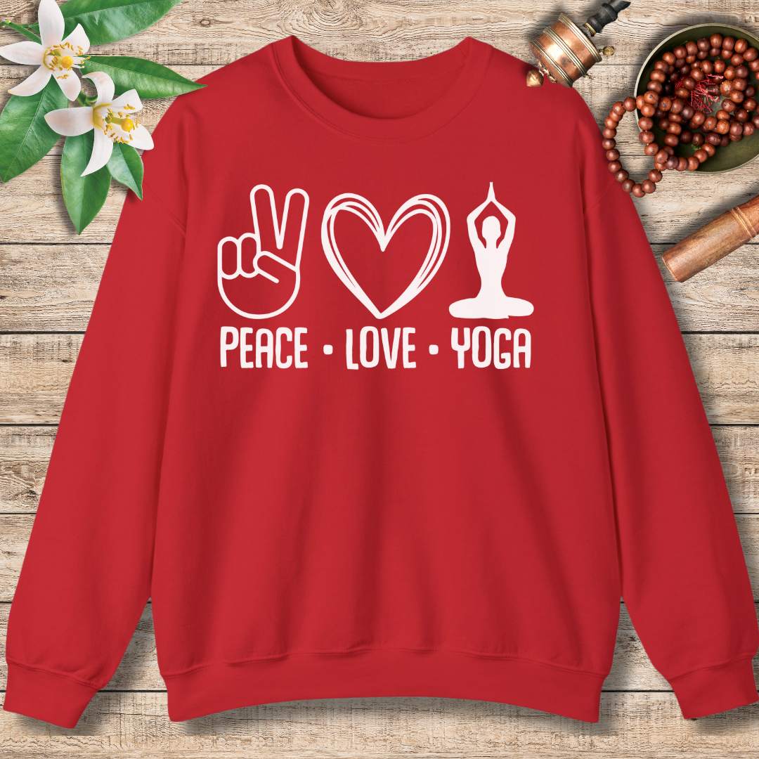 Spread Peace and Love with Yoga Sweatshirt