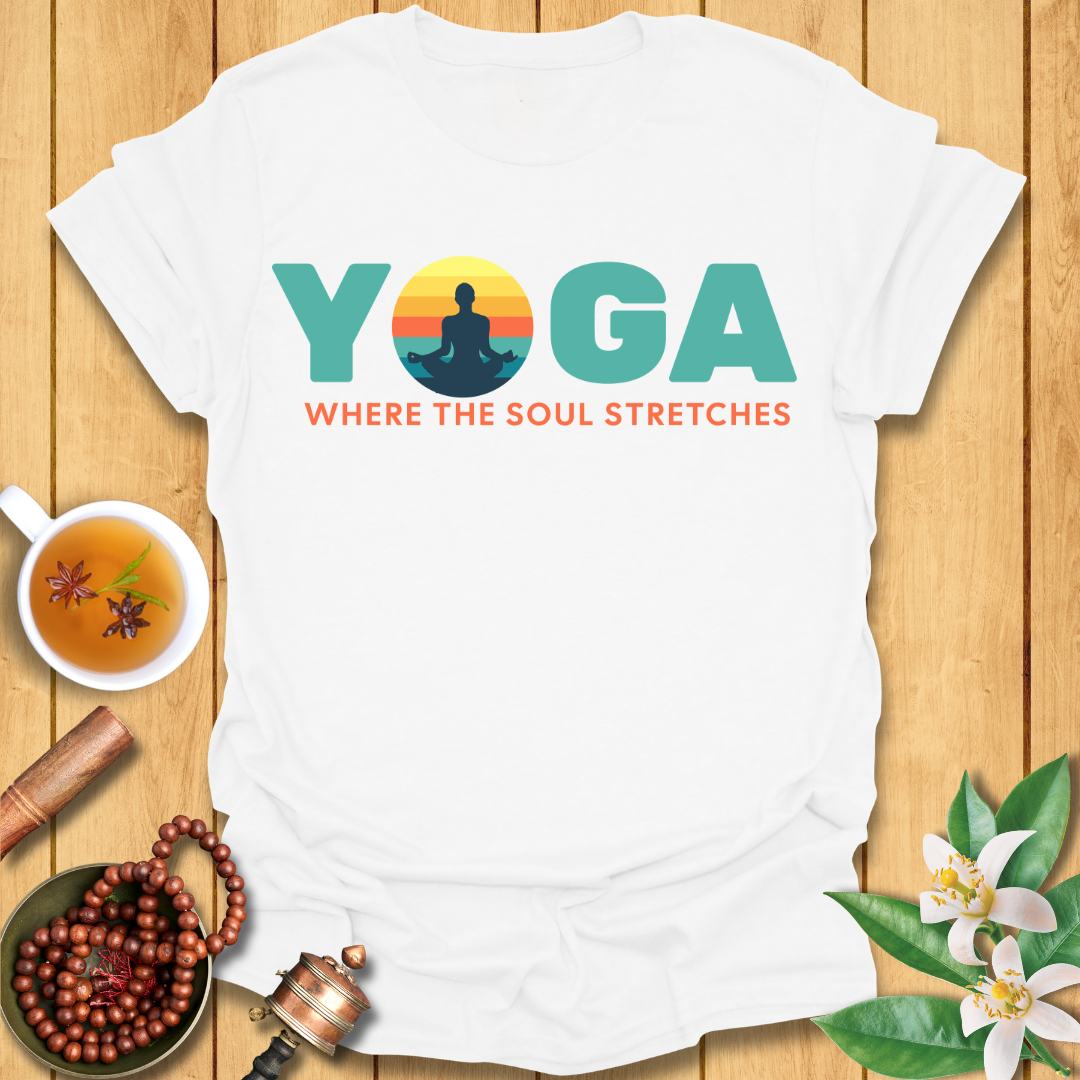 Yoga Where the Soul Stretches T-Shirt