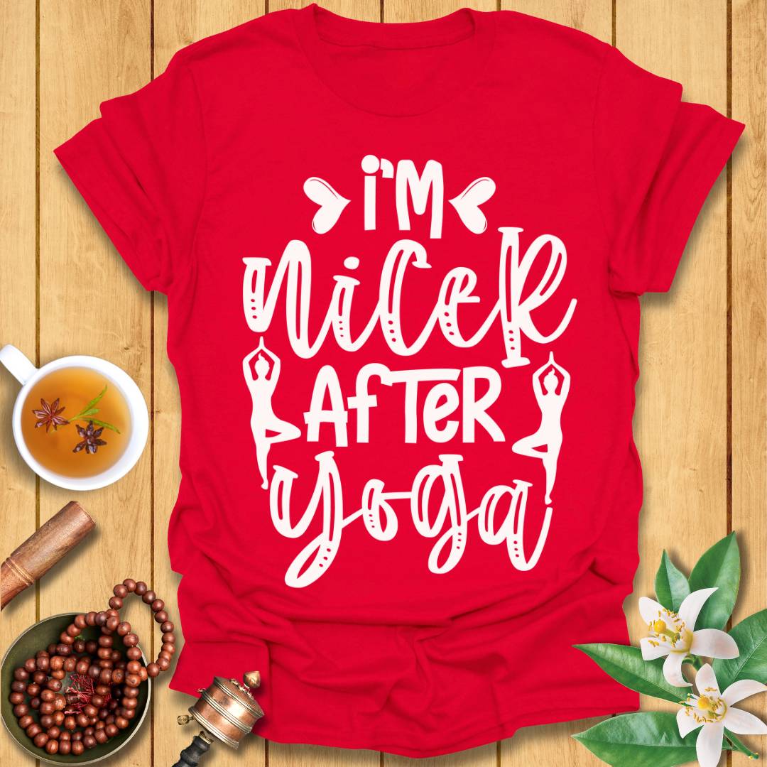 I'm Nicer After Yoga T-Shirt