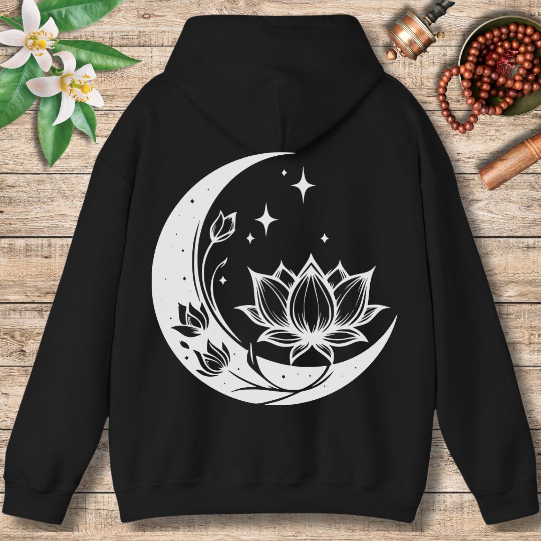 Lotus Moon  (Back Only) Hoodie