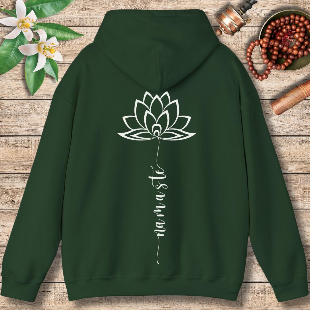 Serenity Namaste Lotus (Back Only) Hoodie