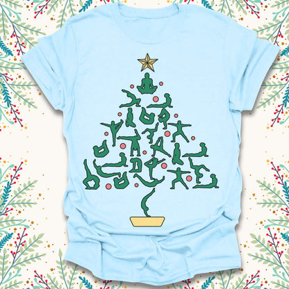 Yoga Christmas Tree T-Shirt