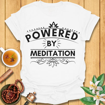 Powered by Meditation - T-Shirt
