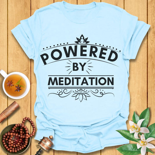 Powered by Meditation - T-Shirt