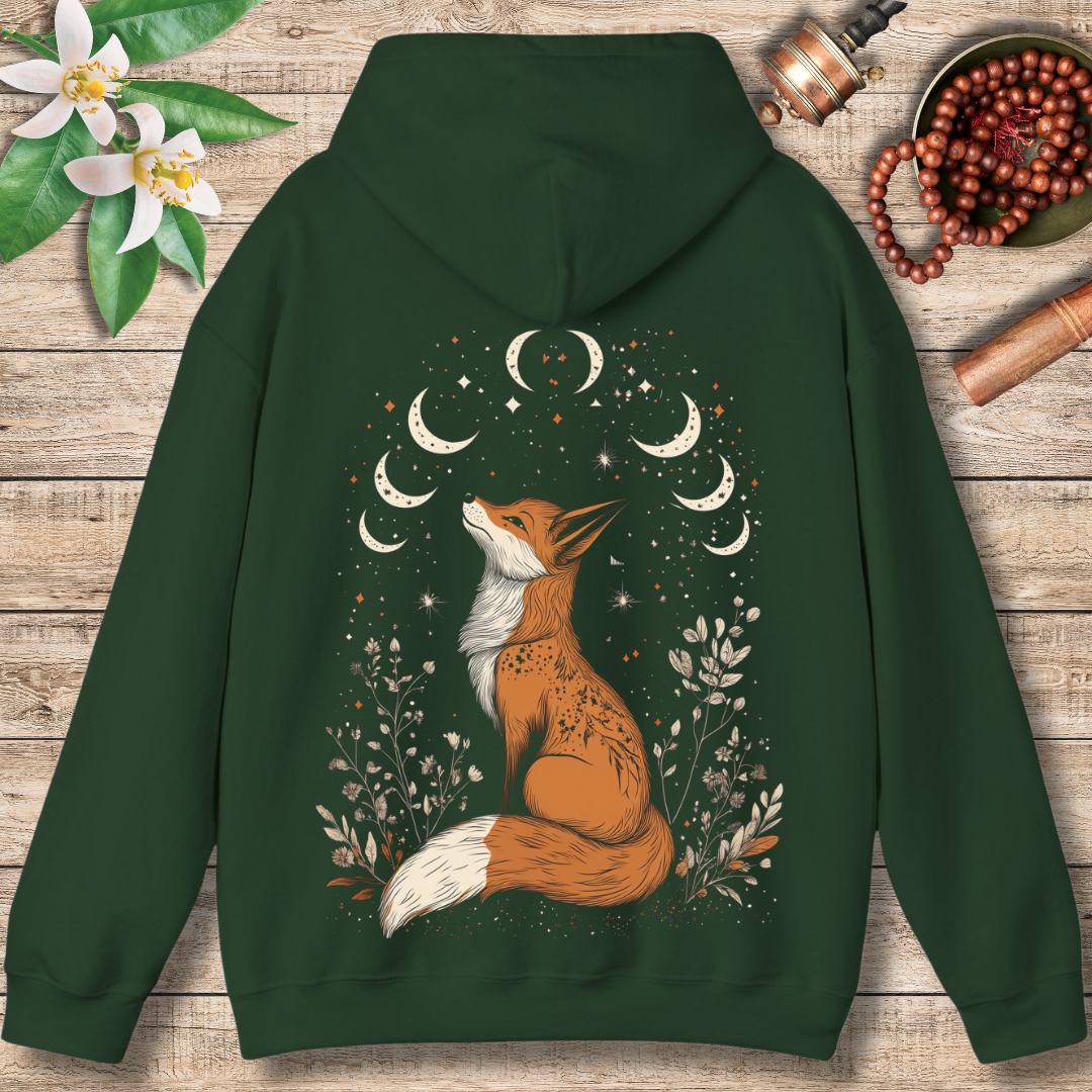 Lunar Fox (Back Only) Hoodie