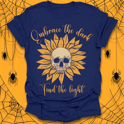 Sunflower Skull Halloween T-Shirt